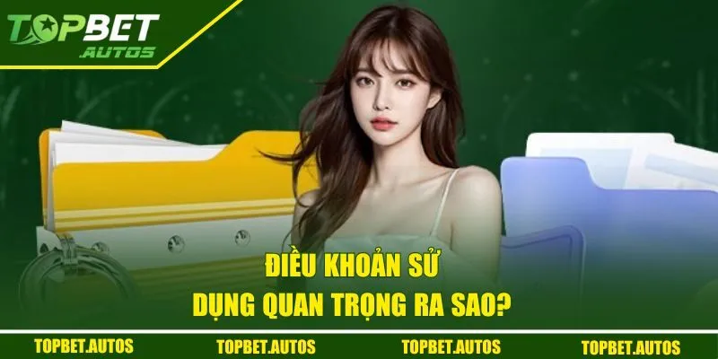 Điều Khoản Sử Dụng Topbet | Cập Nhật Quy Định Mới Nhất 2025 1 Điều khoản sử dụng quan trọng ra sao?